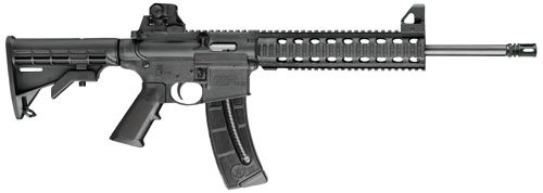 Smith & Wesson M&P 15-22 A1 Style Comp SA 22 LR 16" 25+1 6 Pt Col Stk Matte Black